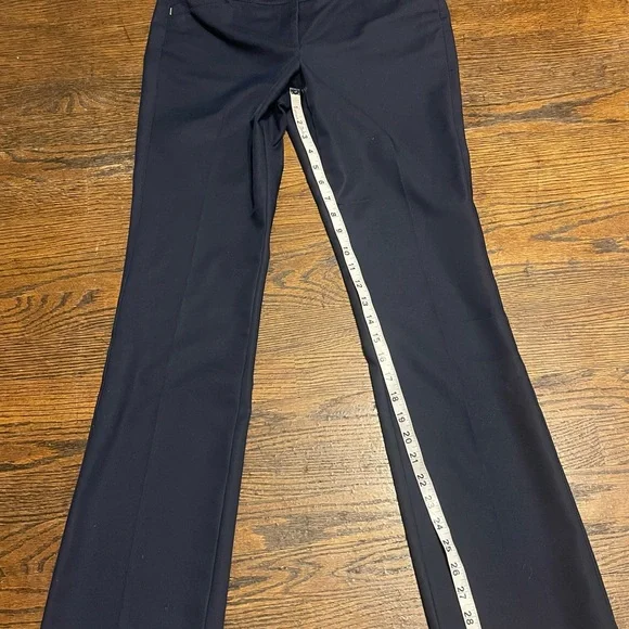 White House Black Market Navy Boot Cut Pants 56% cotton - Picture 10 of 12